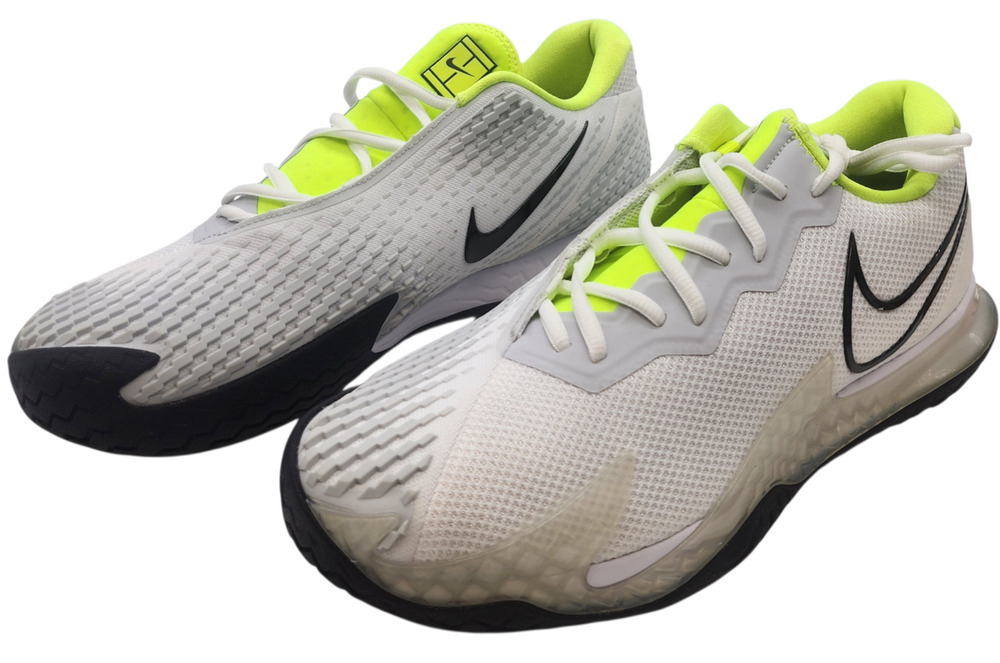 Nike Court Air Zoom Vapor Cage 4 Mens 10.5 Tennis Shoe White Volt CD0424-100